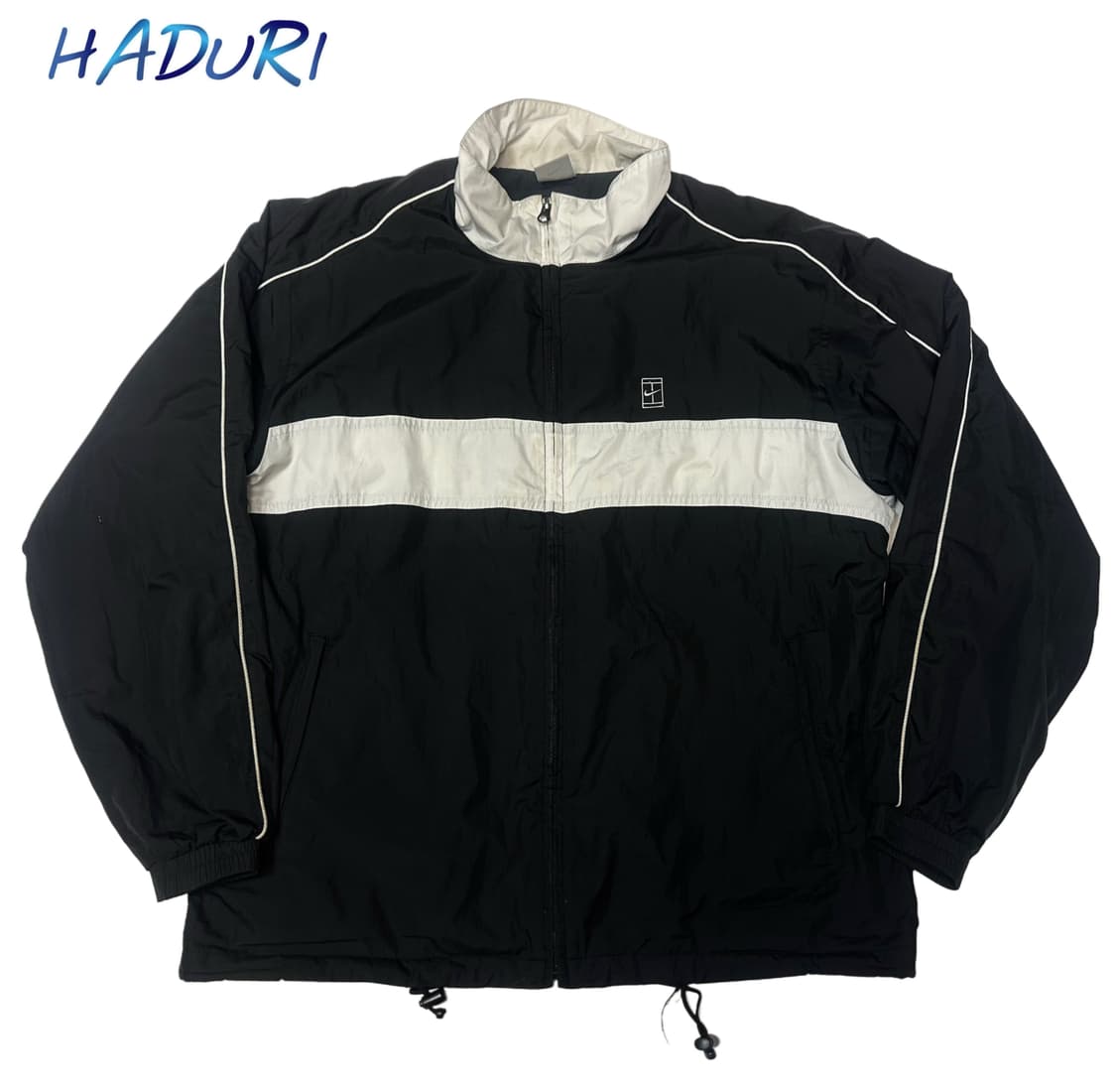 나이키 00s 테니스로고 블랙바람막이 100 상품이미지1