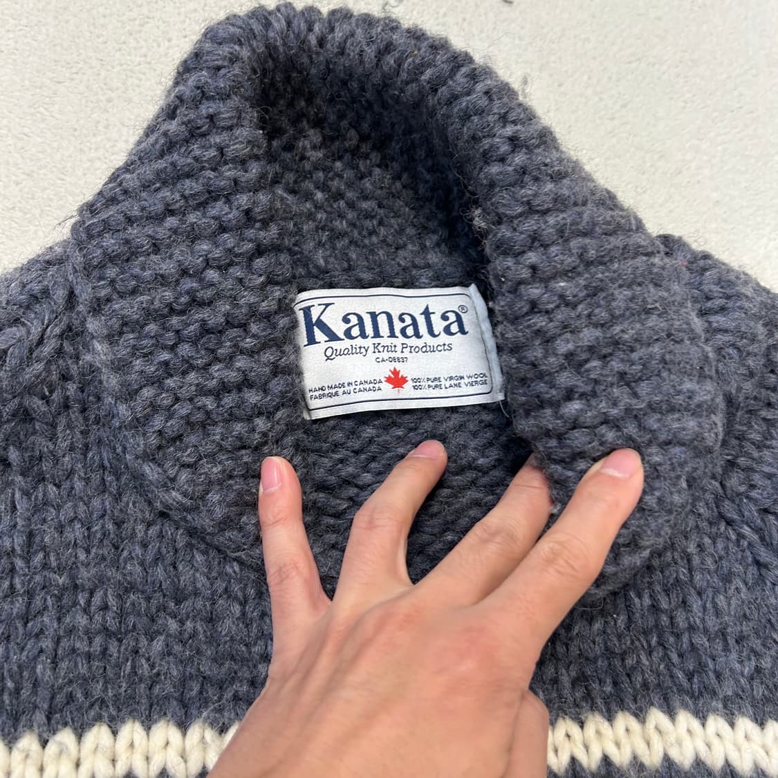 Kanata Blue Gray Cowichan 상품이미지6