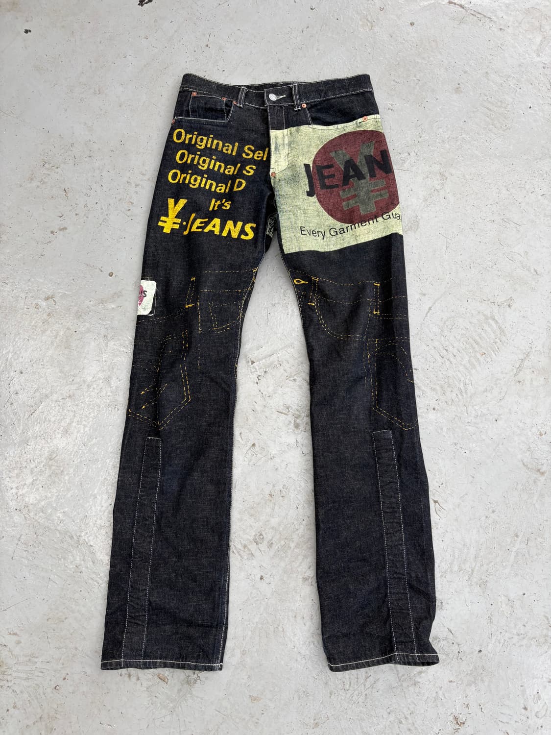 🎸Yen Jeans 프린팅 데님 팬츠🎸 상품이미지4