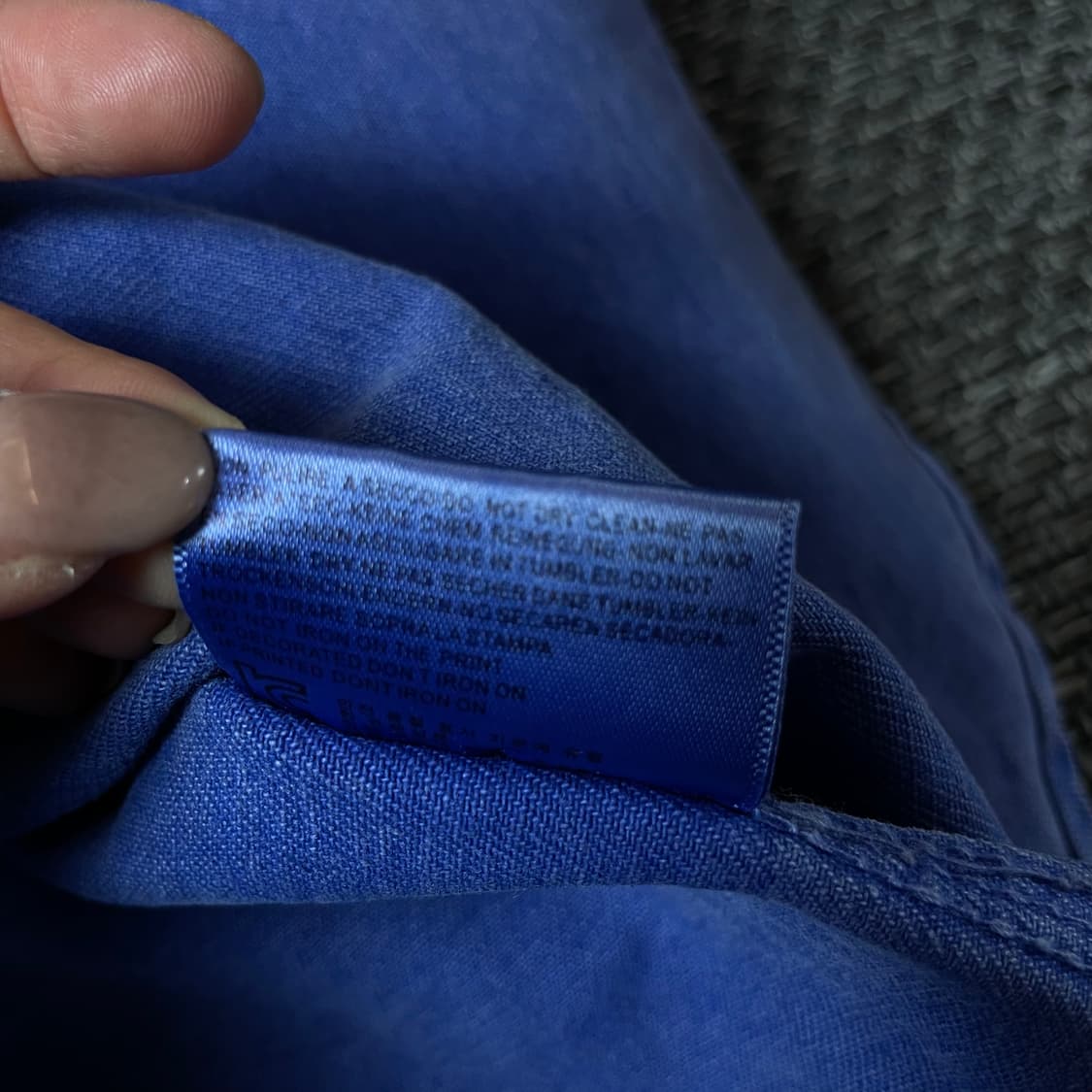 레이디볼륨 블루 투포켓 긴팔 데님 셔츠 자켓 상품이미지9