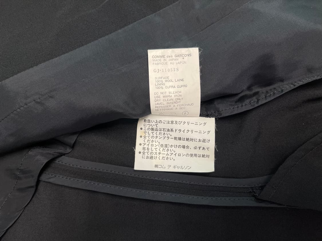 꼼데가르송 개버딘 테일러드 자켓 AD1992 상품이미지8