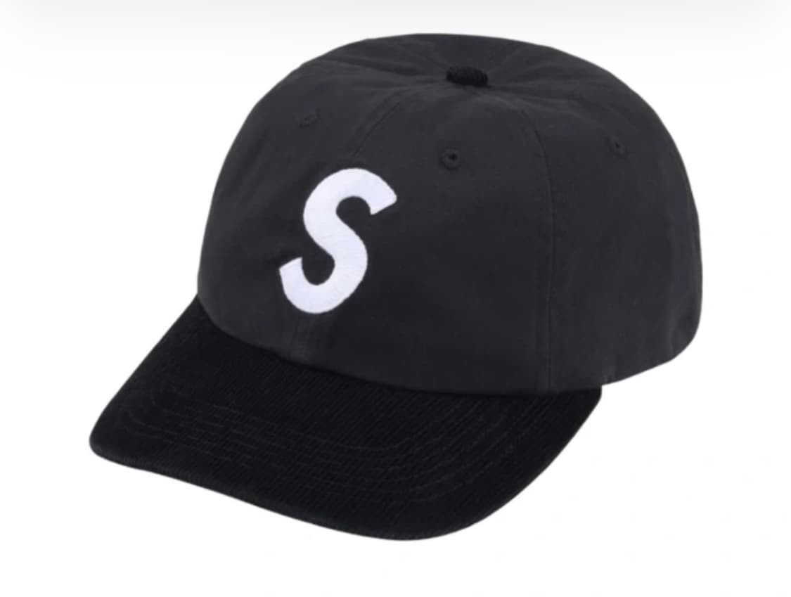 ⭐️슈프림 투톤 S 로고 6패널 볼캡 블랙⭐️ 상품이미지1
