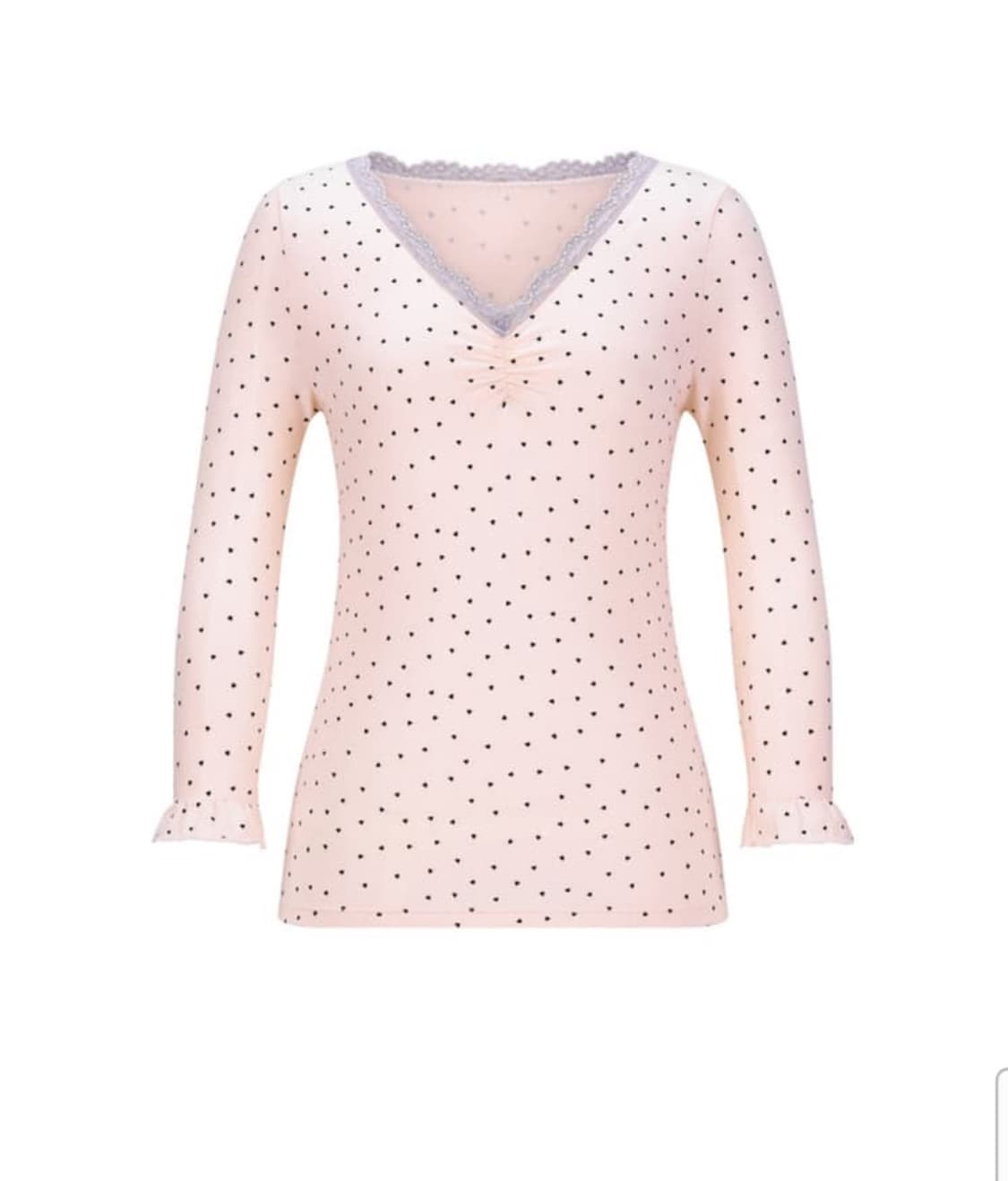 샵페어리 하트 레이스 탑 핑크 상품이미지1