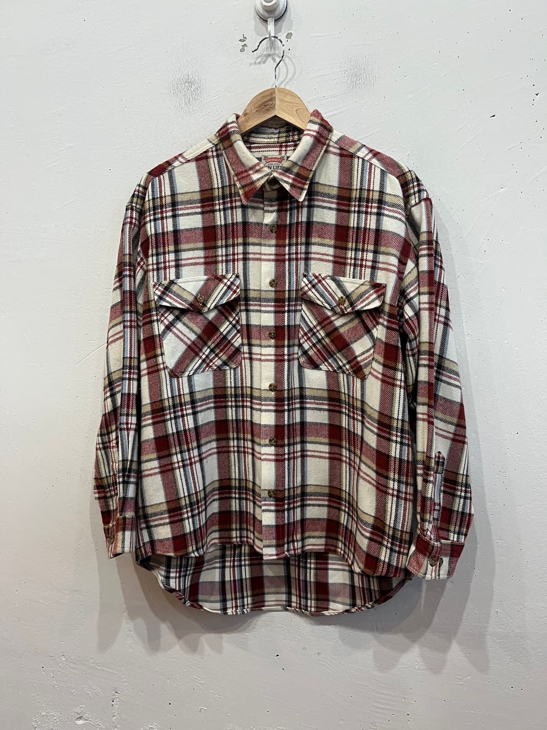 ON LIFE 체크 플란넬 셔츠  상품이미지1