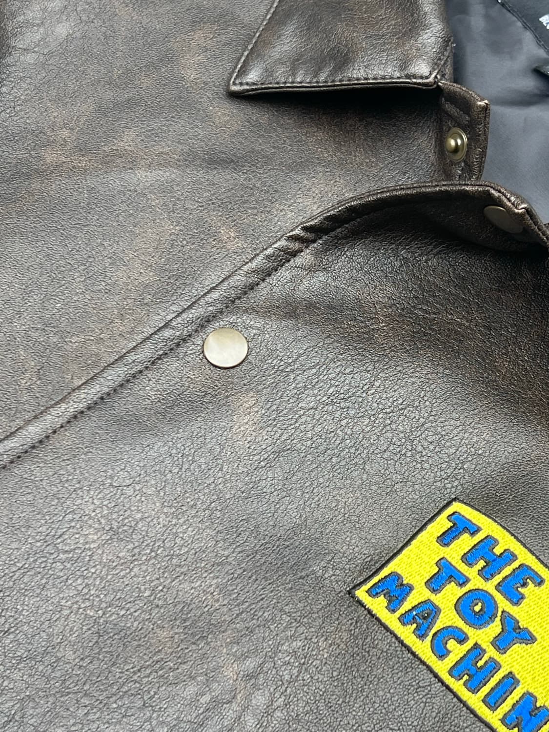 Toy Machine Fake Leather Coach jacket 상품이미지5