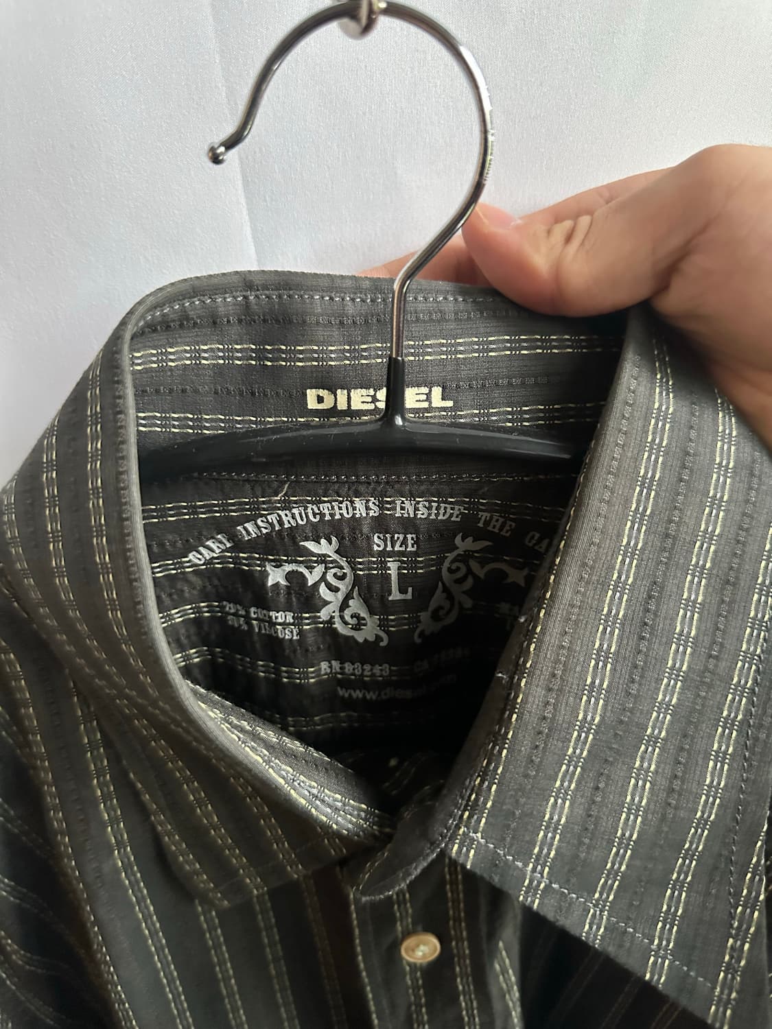 디젤 스트라이프 셔츠  상품이미지2