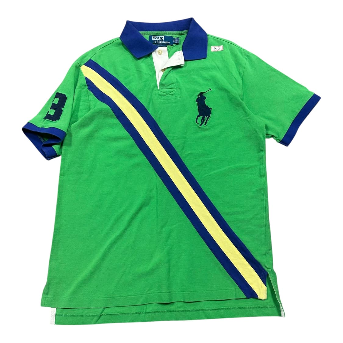 ✨ (바배) 폴로 랄프로렌 빅포니 사선 카라 반팔티 상품이미지1