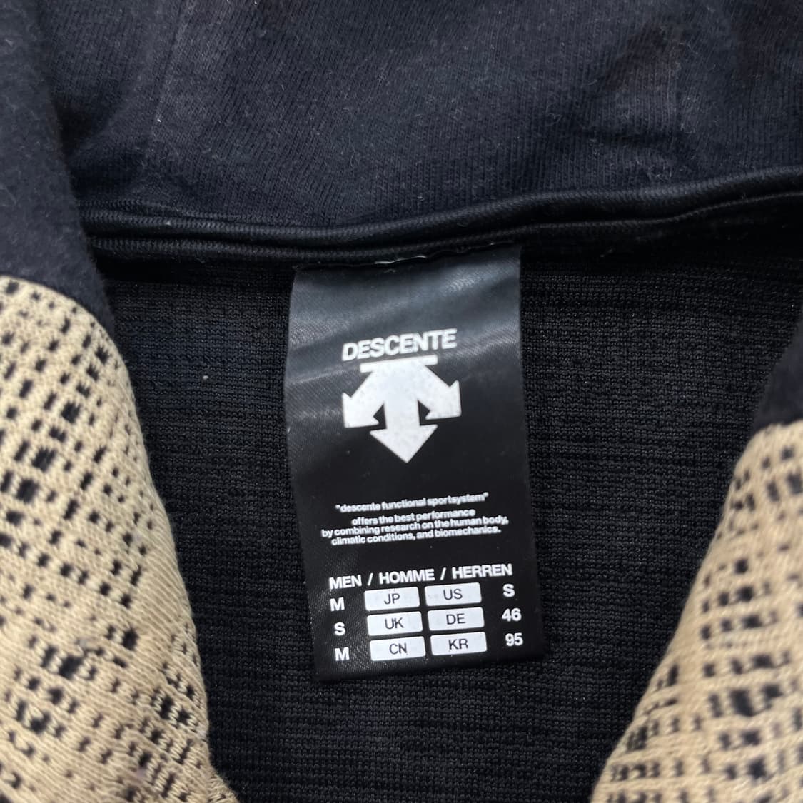 95 데상트 텍스쳐 후드집업 상품이미지4