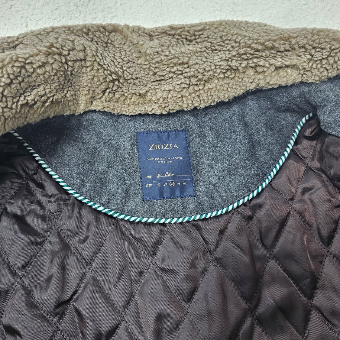 100 지오지아 남자 페이딩 양가죽 자켓 상품이미지5