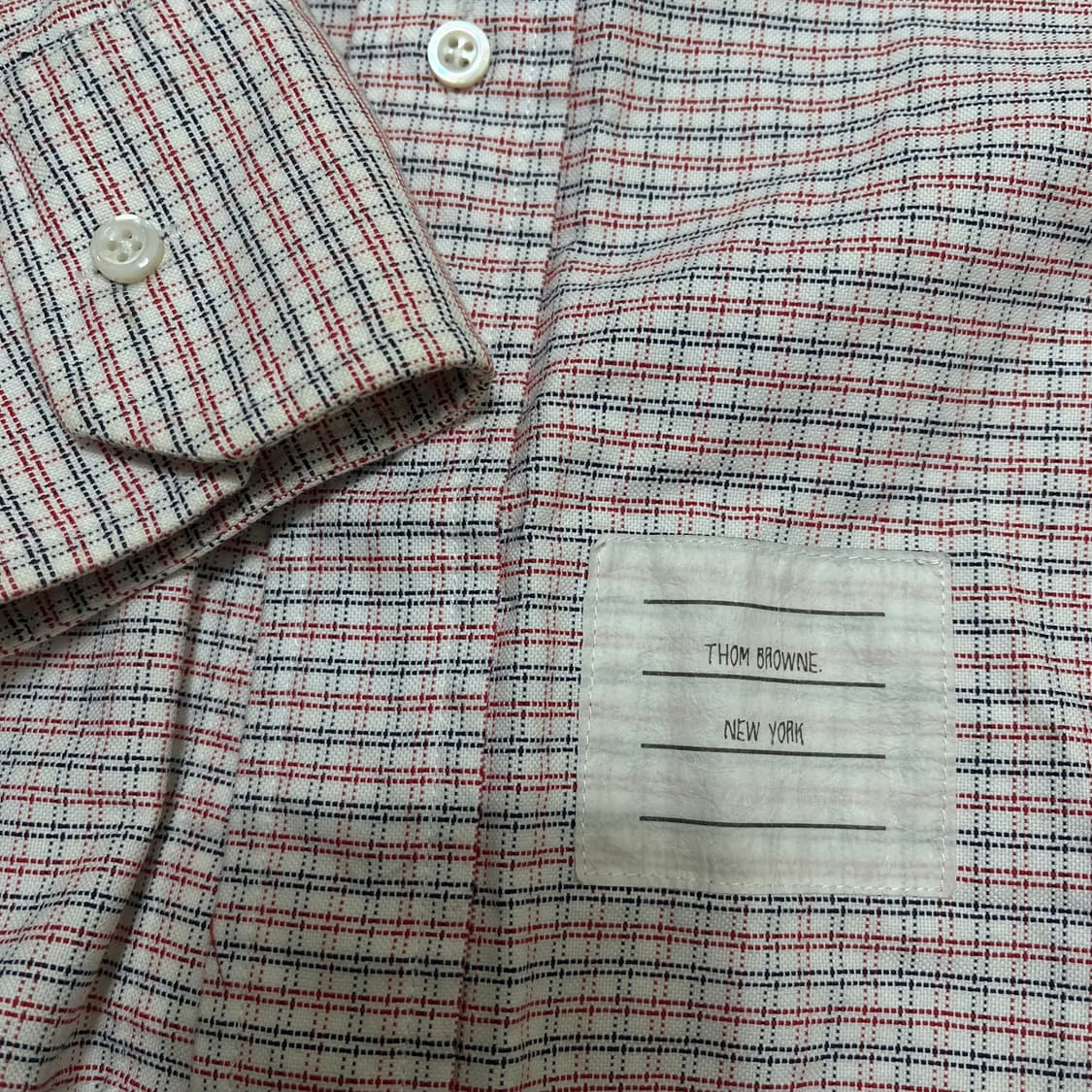 톰브라운 체크 버튼다운 옥스포드 셔츠 S 상품이미지6