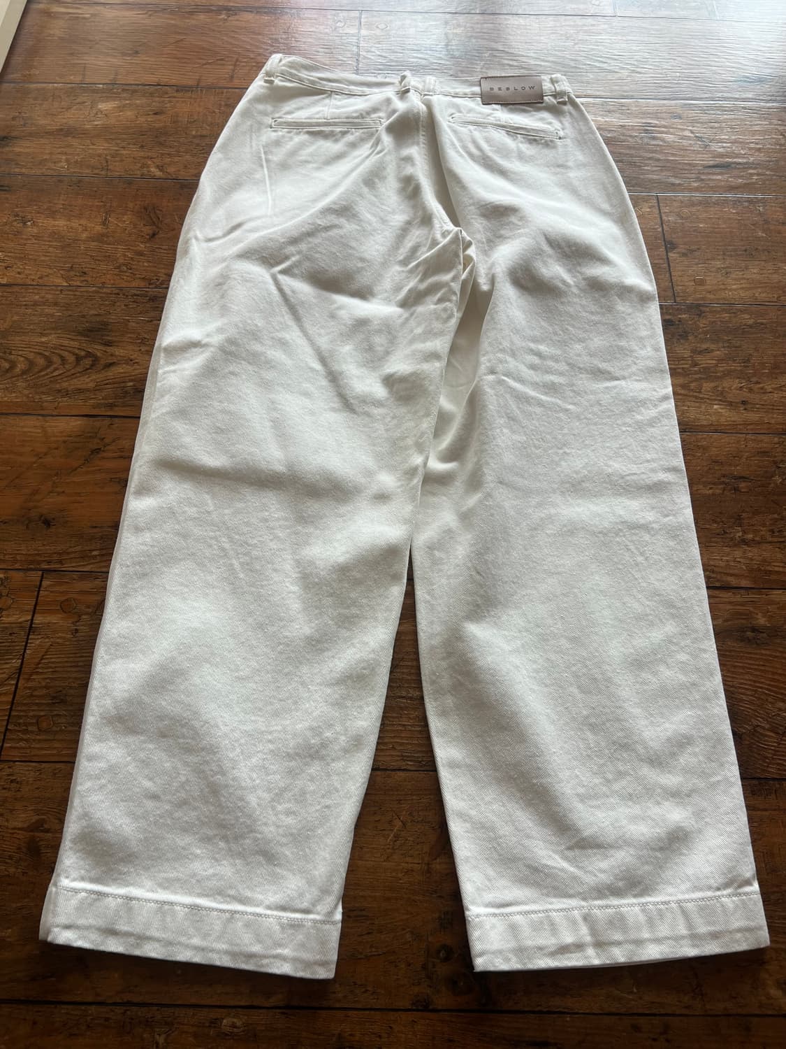 (새제품) 비슬로우 원턱 커브드진 아이보리 32 ONE TUCK CURV 상품이미지2