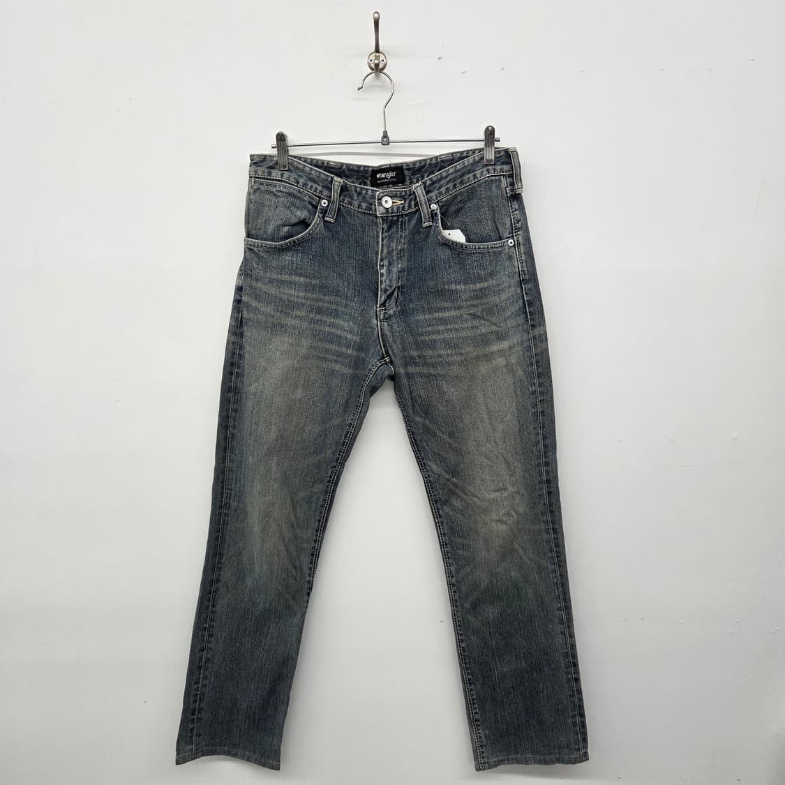 랭글러 데님 청바지 빈티지 워싱진 허리32인치 상품이미지1