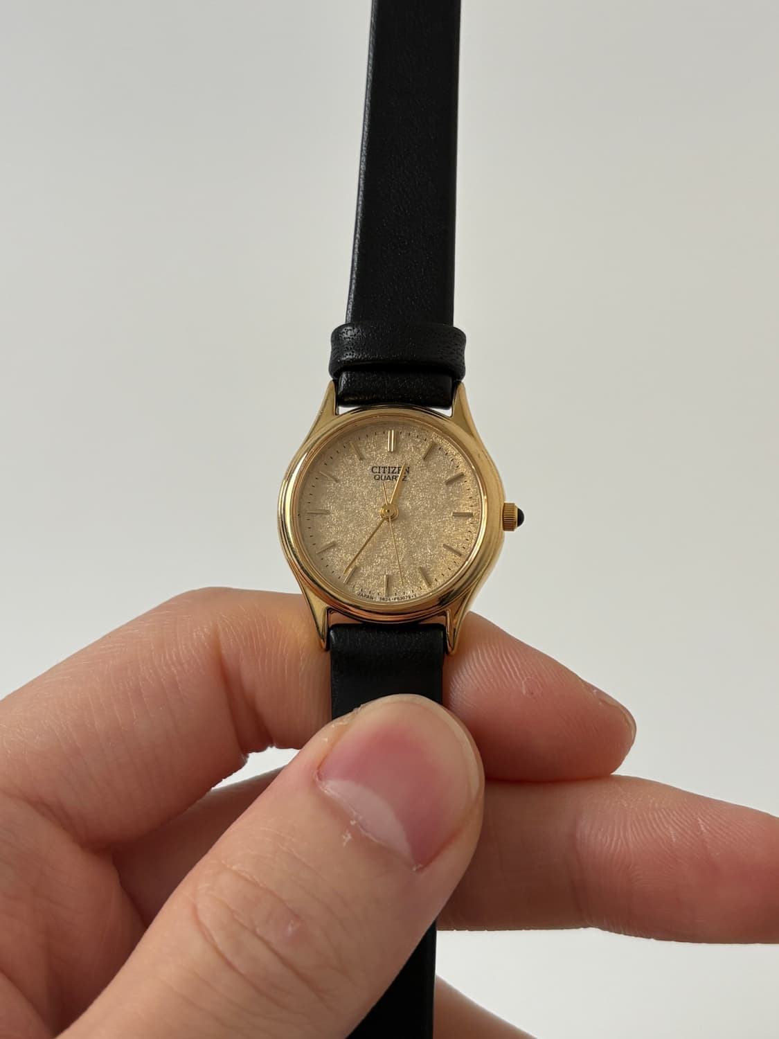1980s Gold Texture Dial Ladies Quartz 상품이미지3