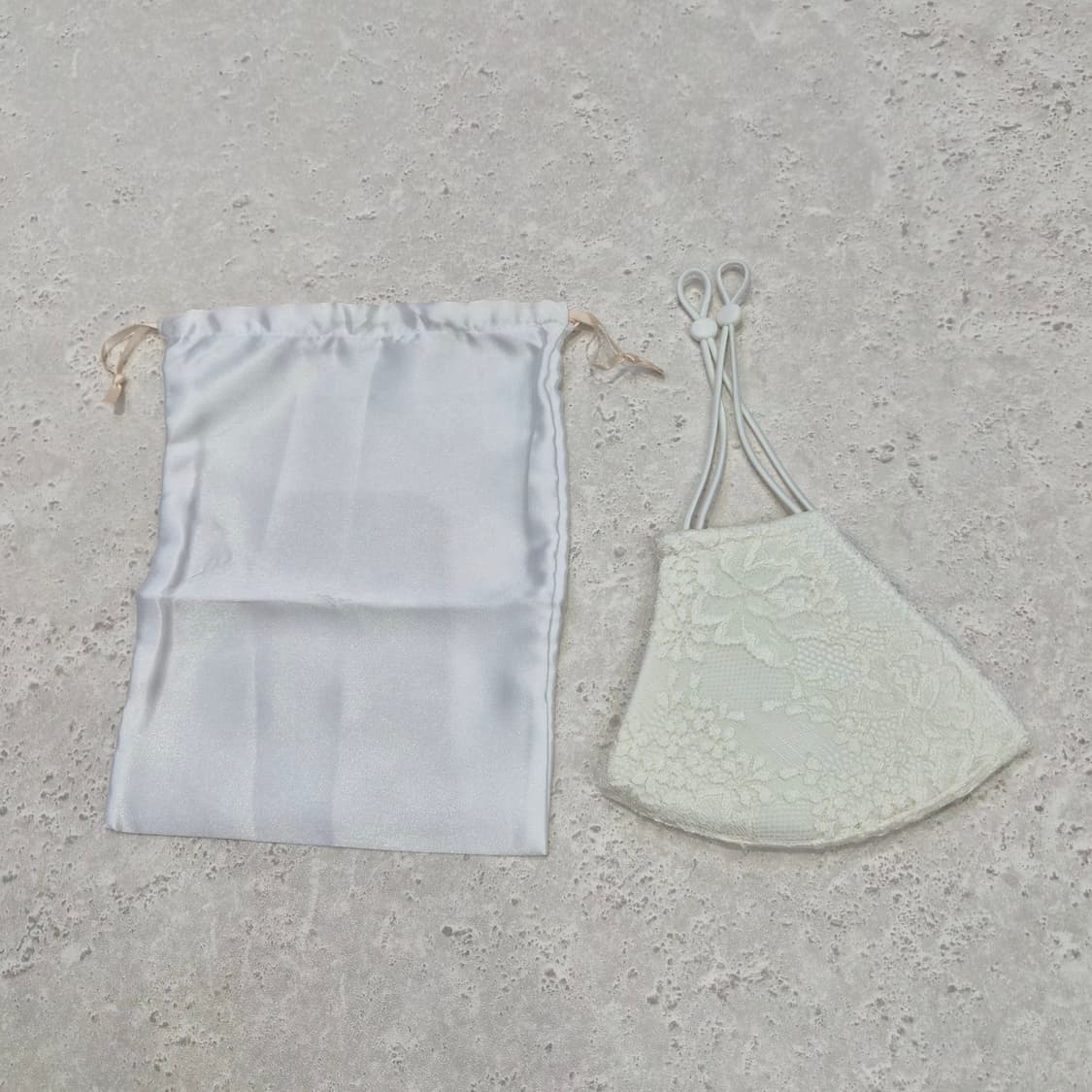 아이보리 레이스 패션마스크  상품이미지4