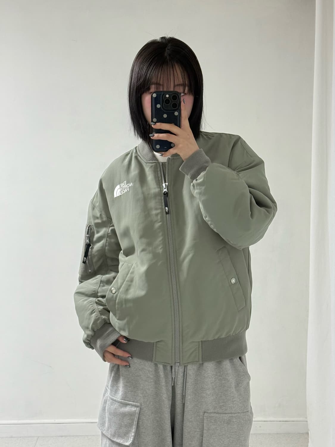 노스페이스 하이든 ex 히트 봄버자켓 상품이미지1