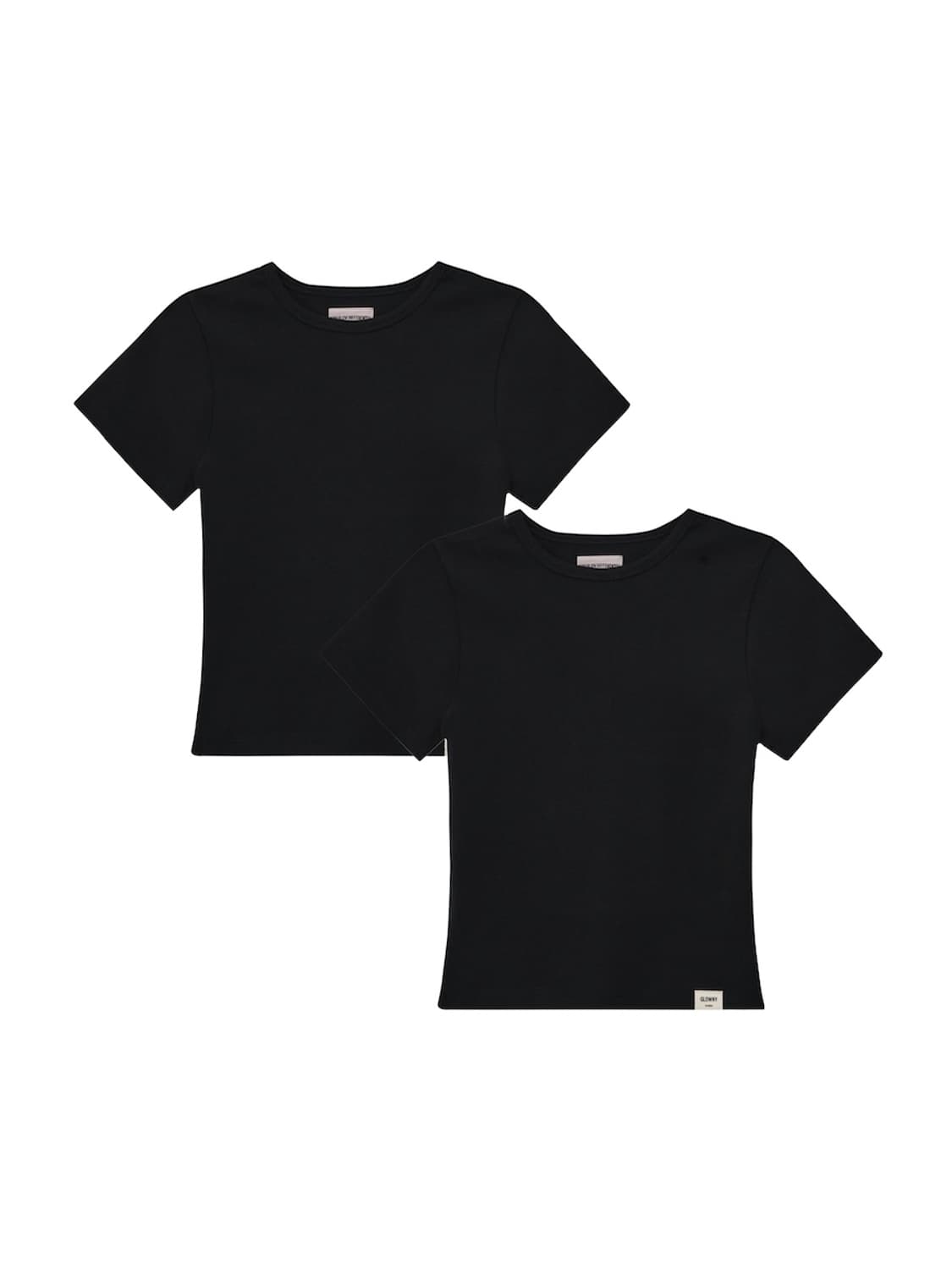[2PACK] G BABY TEE (BLACK) 상품이미지1