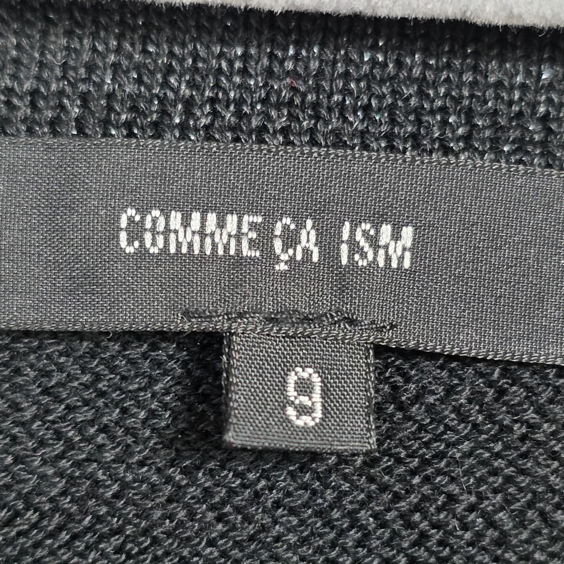 0164[COMME CA ISM]꼼사이즘 블랙 긴팔 니트 상품이미지6