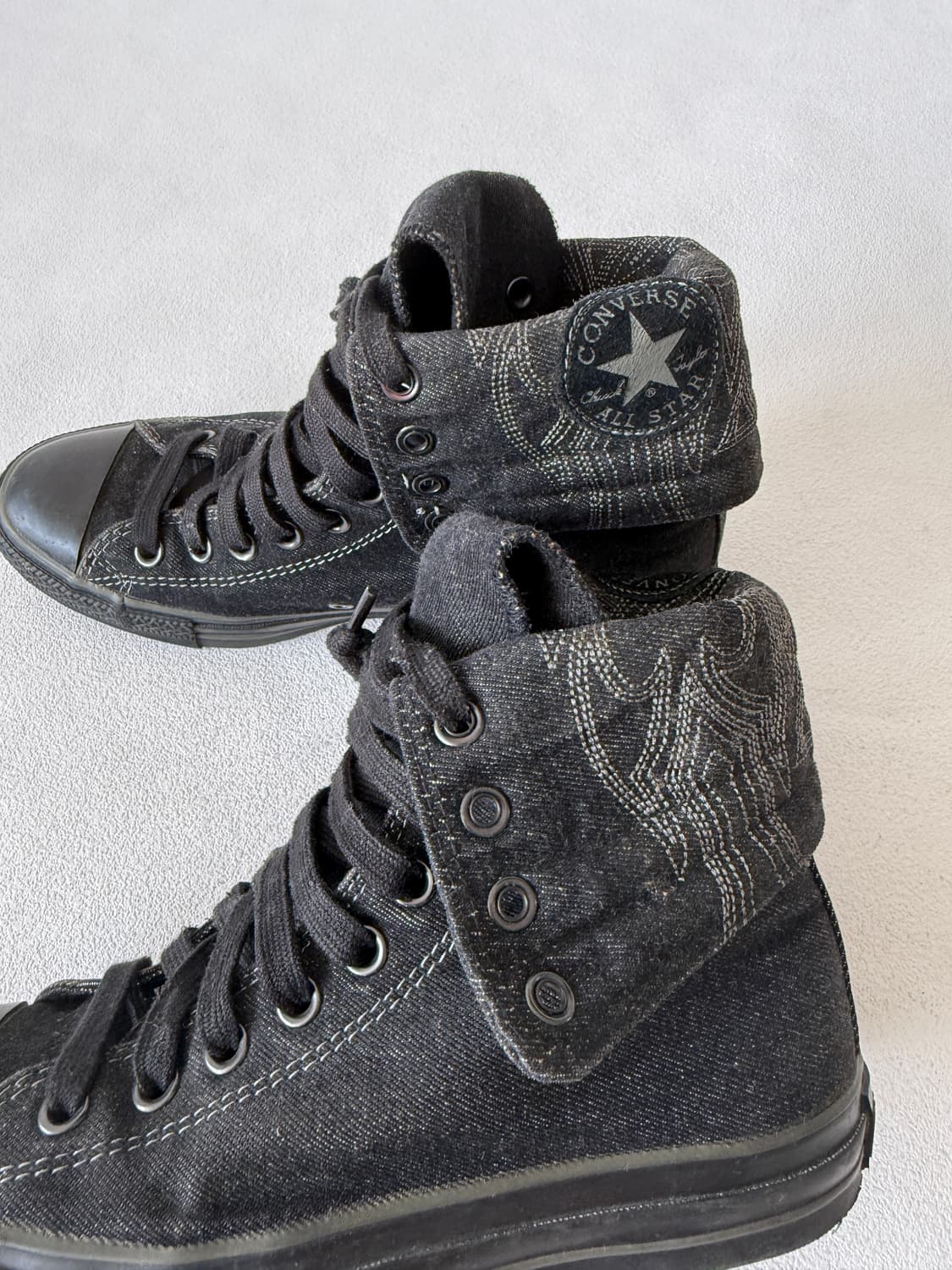 [250]컨버스(Converse) 흑청 데님 하이탑 상품이미지6