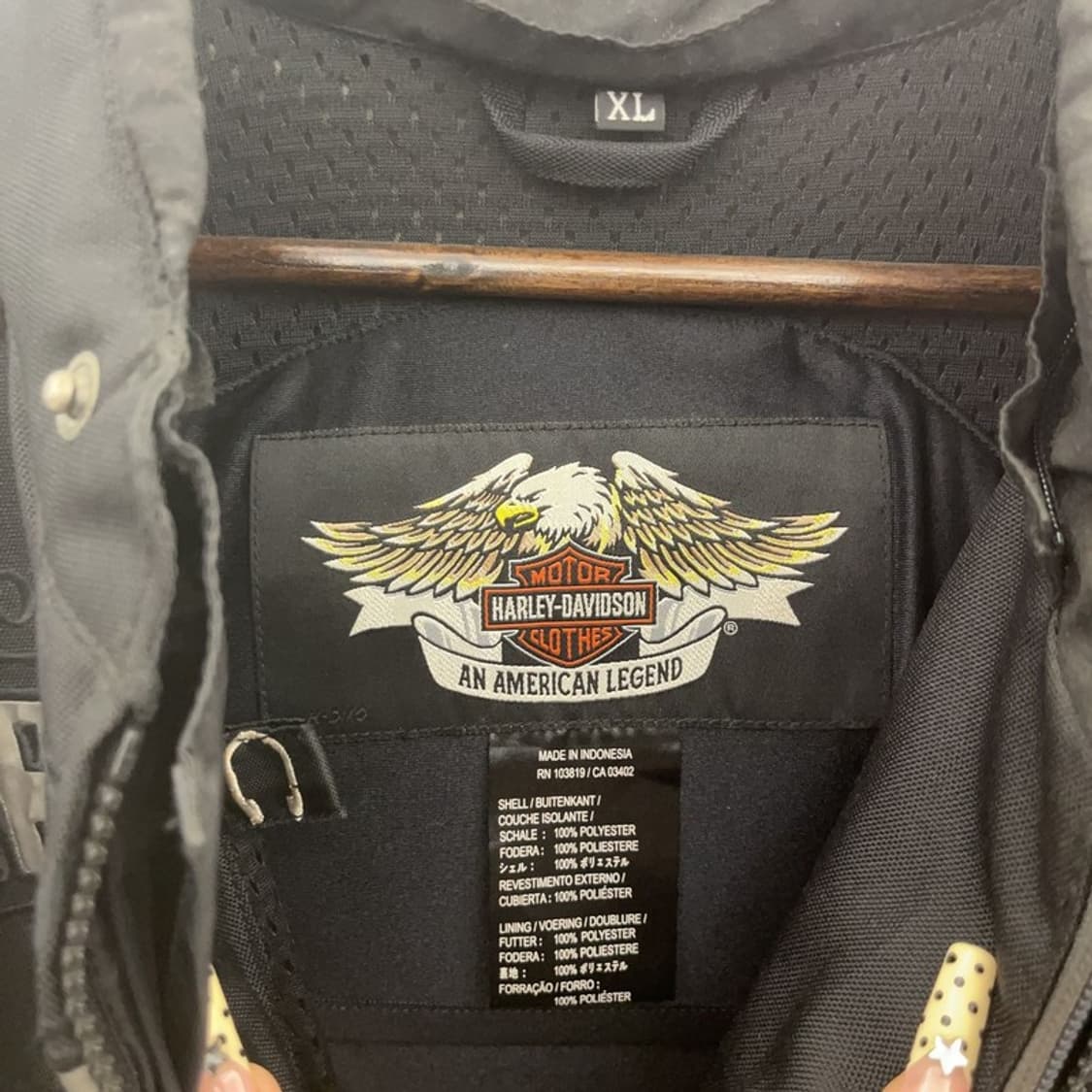 할리 데이비슨 스트릿힙합 모터사이클 레이싱 바이커 자켓 XL C09581 상품이미지5