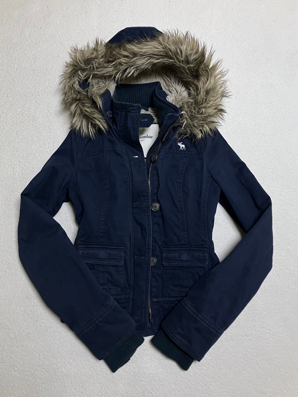 아베크롬비 y2k 울프죠 봄버자켓 상품이미지2