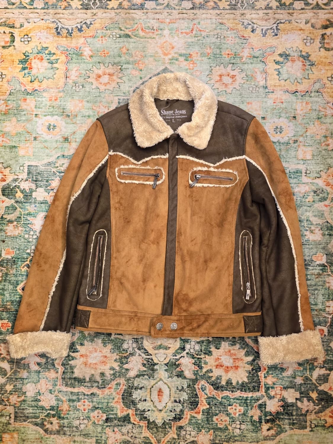 Shane Jeans(쉐인진스) 스웨이드 무통(무스탕) 자켓 상품이미지1