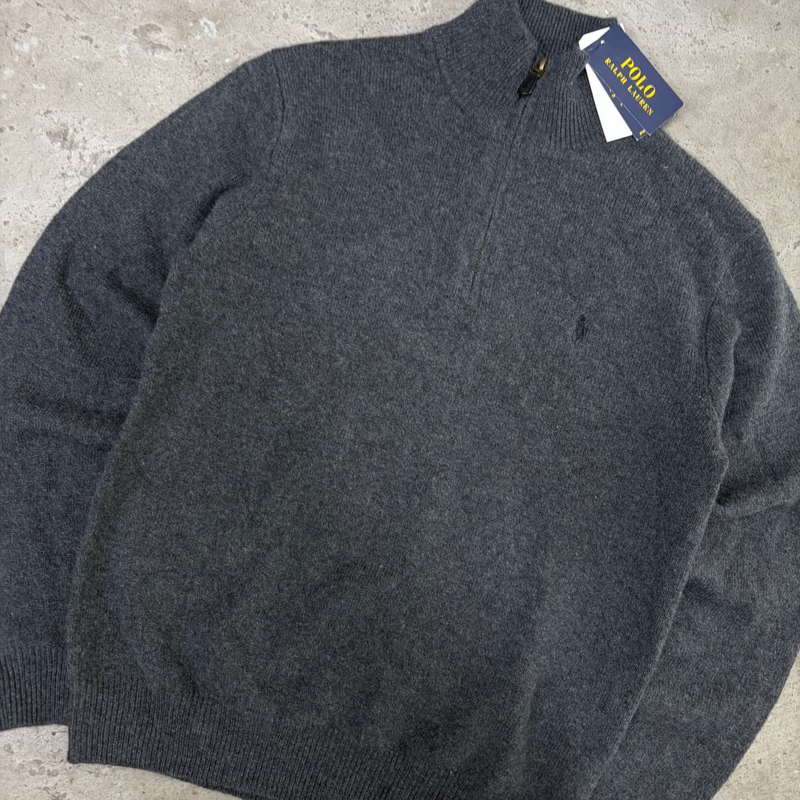 폴로 반집업 니트[2296] 상품이미지4