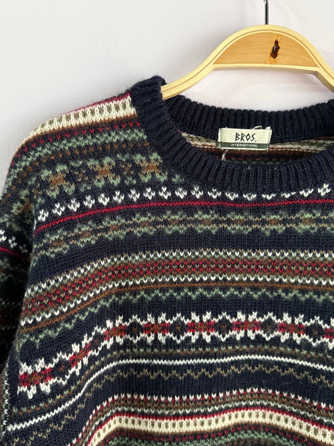 made in japan) 네이비 울니트 상품이미지7