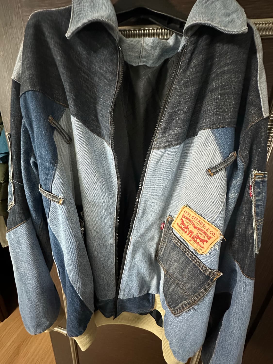 Levi's Reworked Patchwork Denim Jacket 상품이미지1