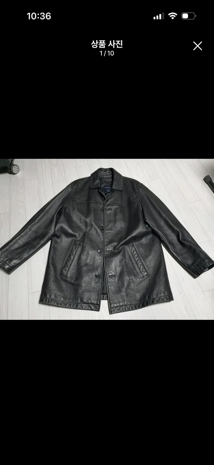 브룩스브라더스 가죽 카코트 M 상품이미지1