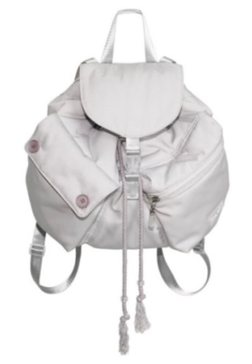 파히섬 탠스댄스 버튼 미니 백팩 라이트 그레이 상품이미지1