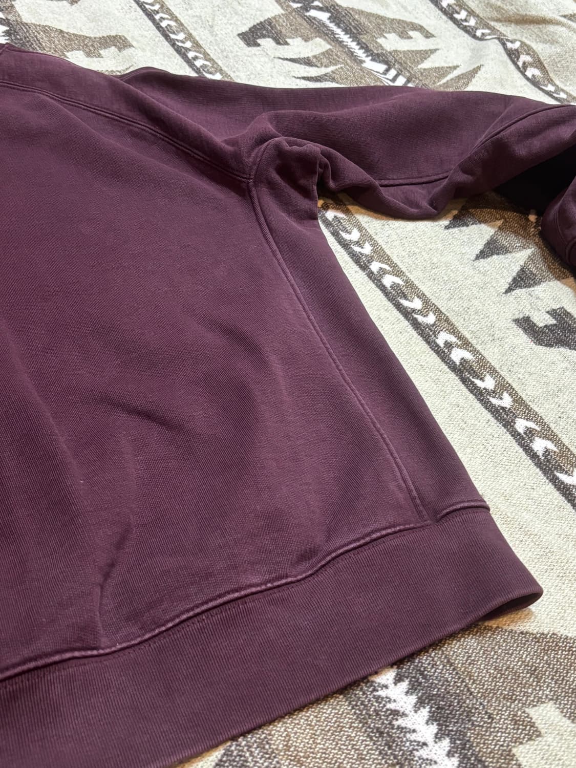 헬무트 랭 자수 로고 스웻 셔츠 크림슨 나이트 상품이미지3