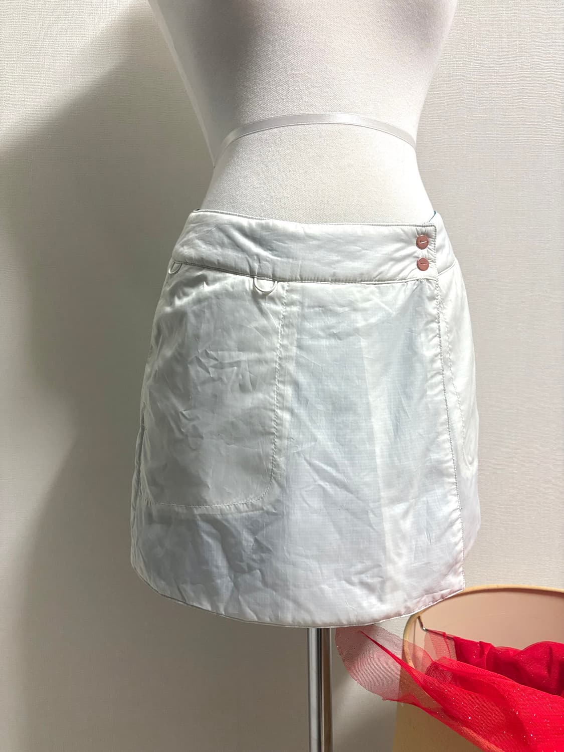 나이키 패딩 스커트 - 화이트 상품이미지1