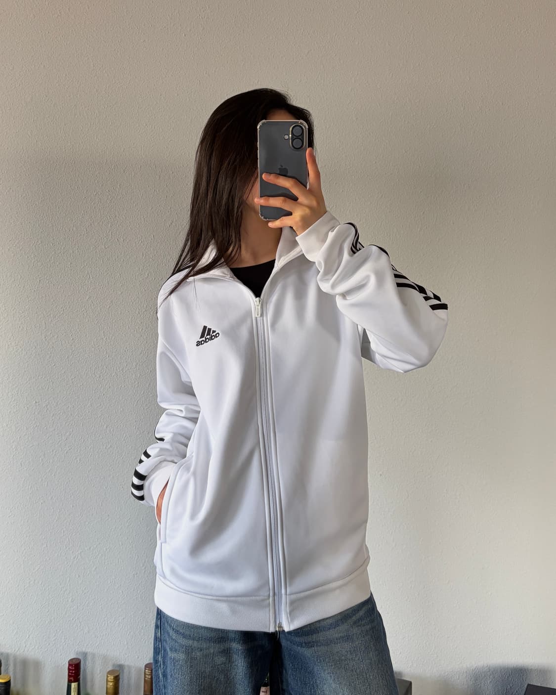 [S]아디다스 클래식 화이트 트랙탑 져지 상품이미지2