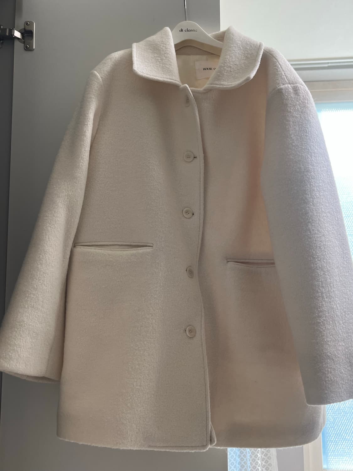 멀리뉴 베뉴 하프코트 화이트  상품이미지4