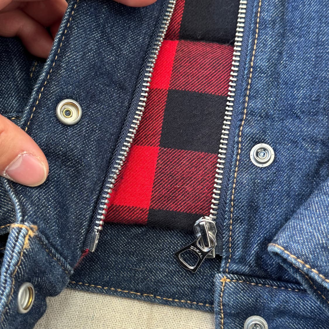 리바이스 우먼 구스다운 데님자켓 M 상품이미지3