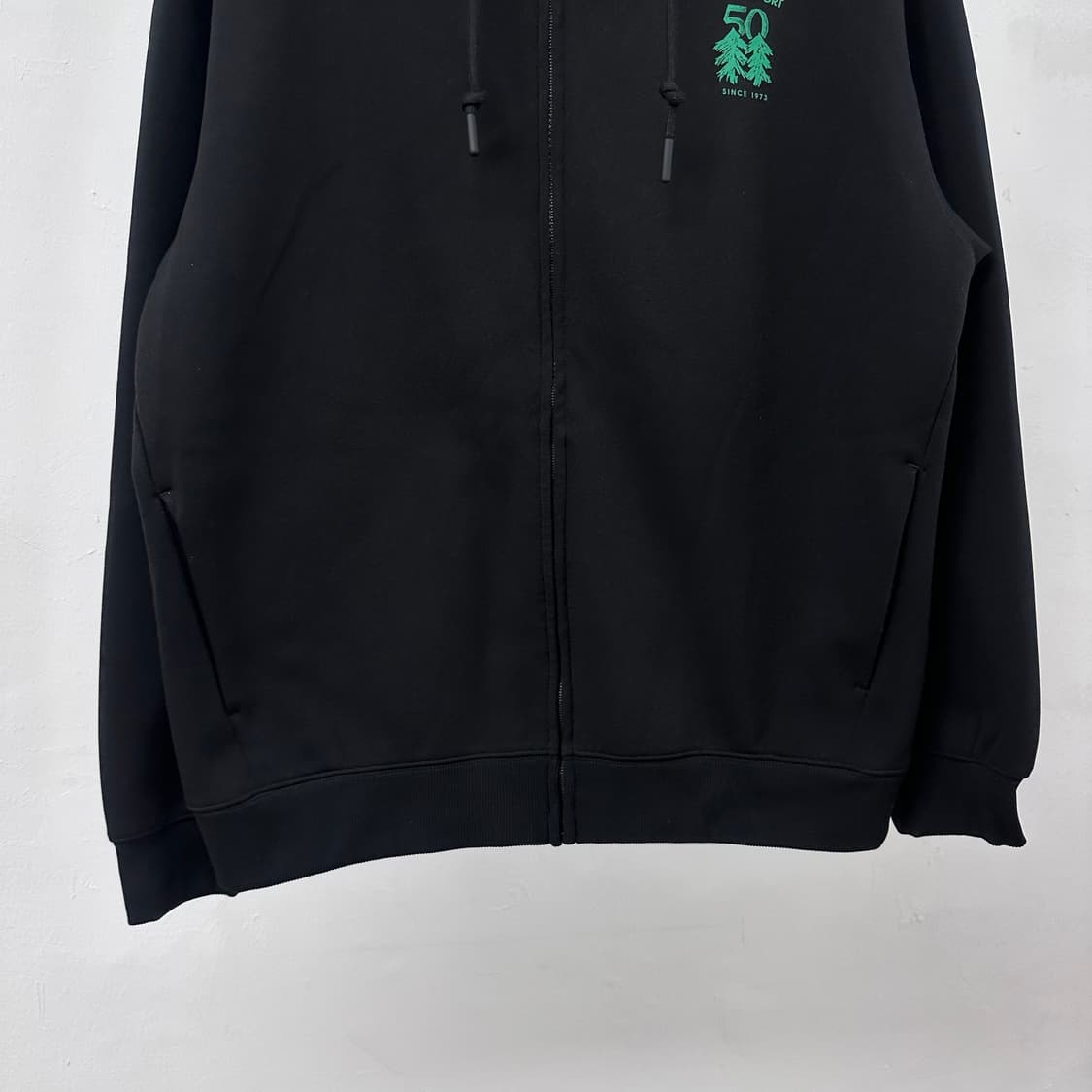 코오롱스포츠 23s 50주년 후드집업 블랙 오버핏 M J34 상품이미지6