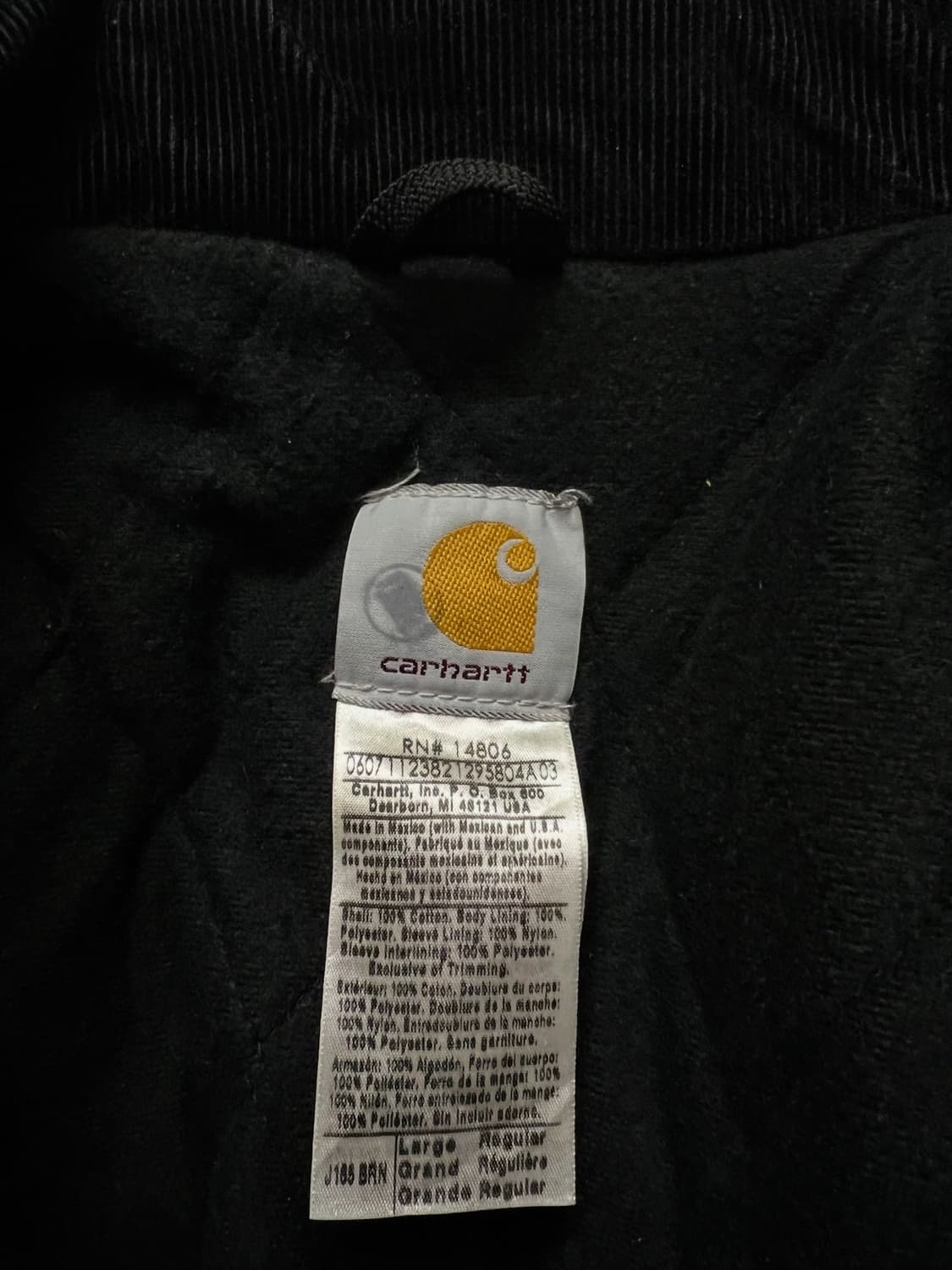 칼하트 J165 워크자켓 상품이미지5