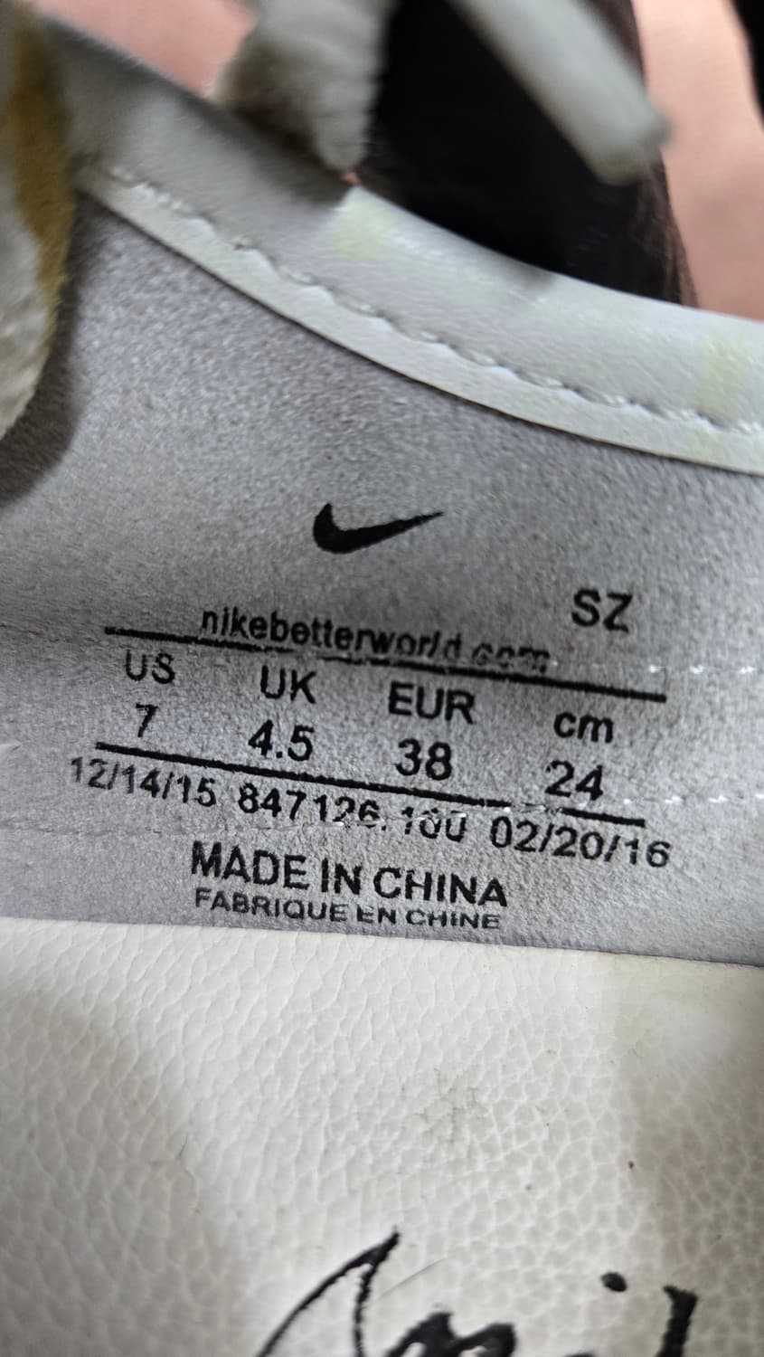 나이키 240mm-  코르테즈 72 화이트 팬텀 베이지   상품이미지7