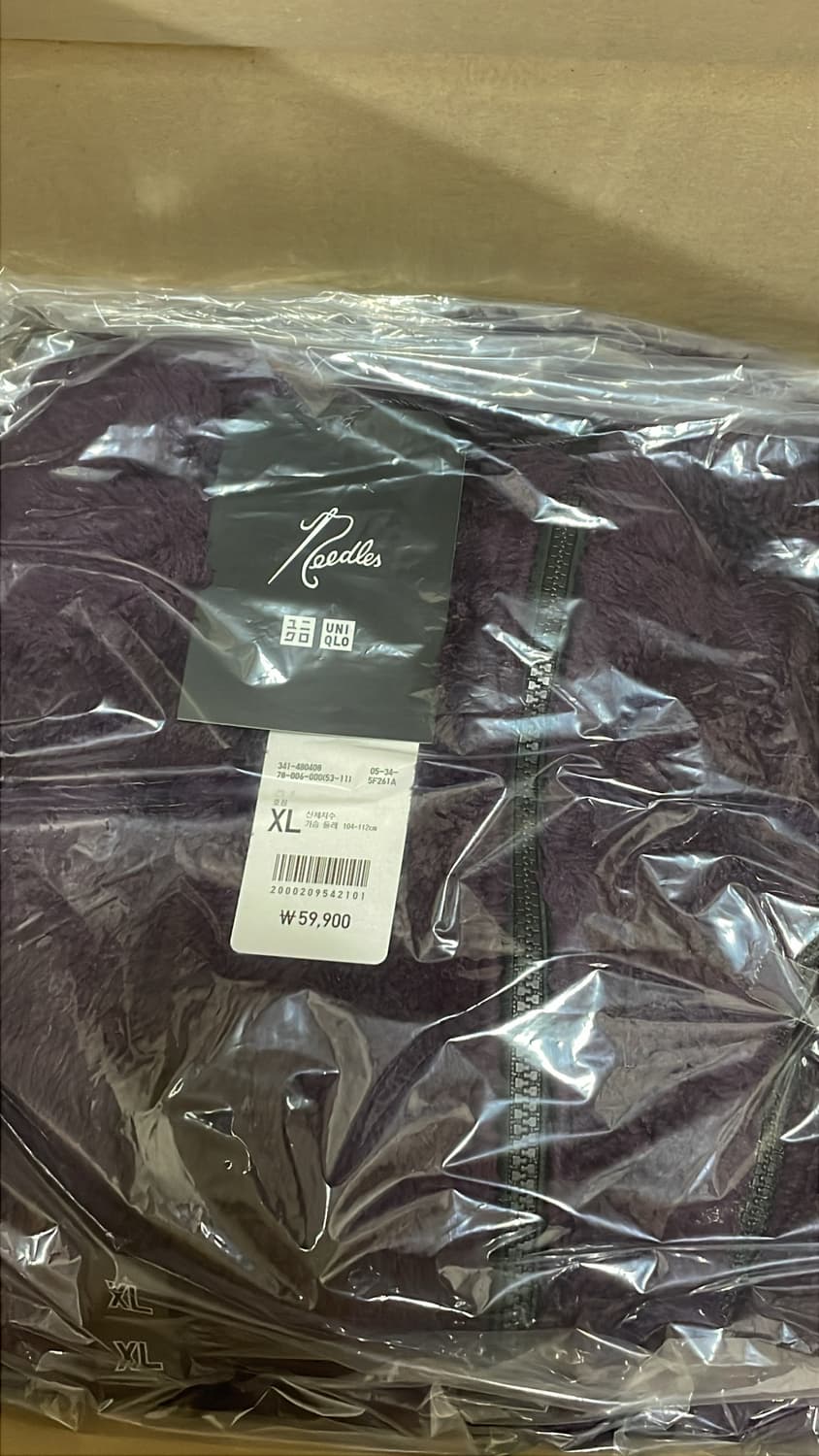 유니클로 니들스 플리스(퍼플,XL) 상품이미지1