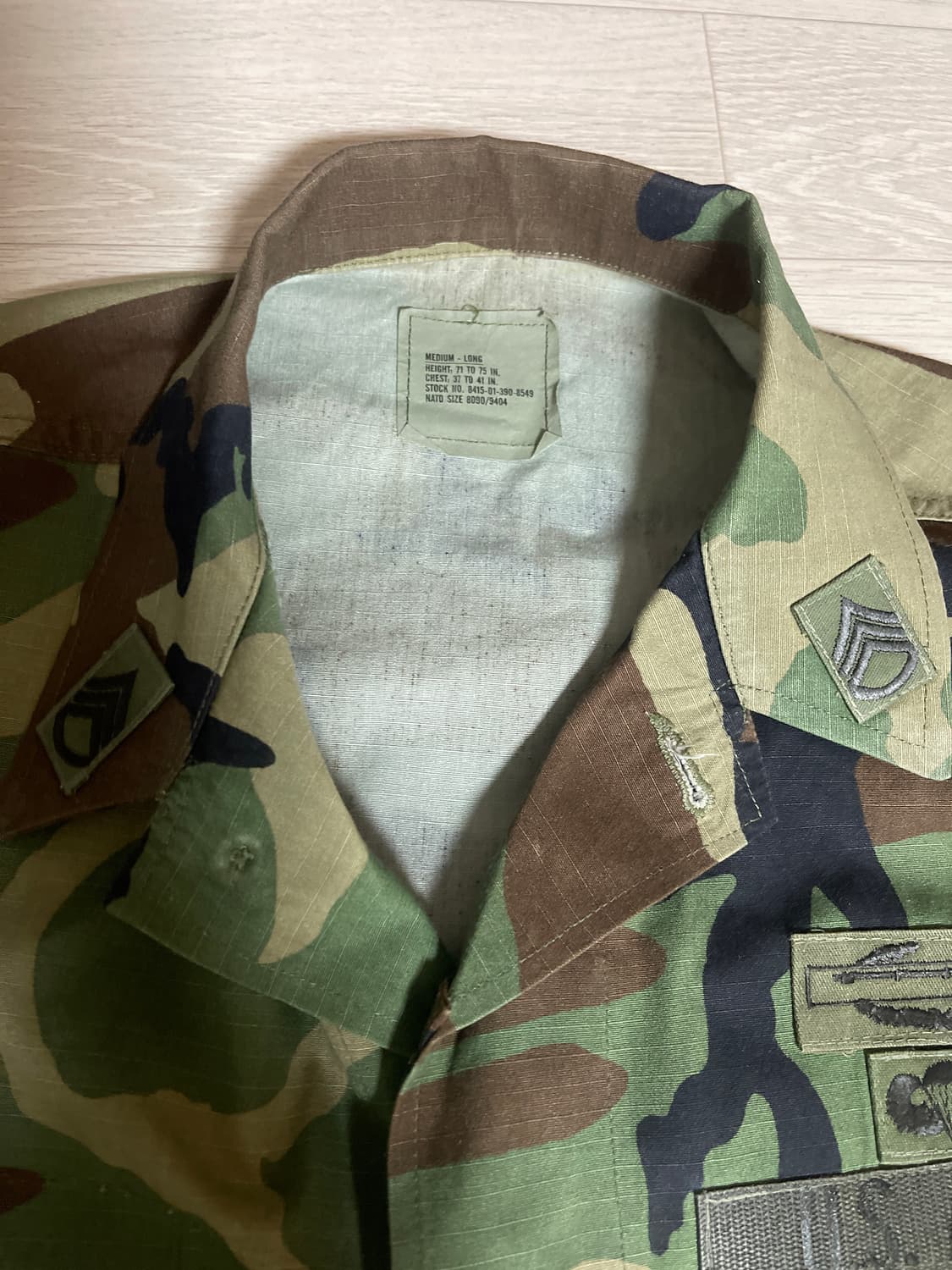 미 육군 우드랜드 M81 BDU 재킷 상품이미지4