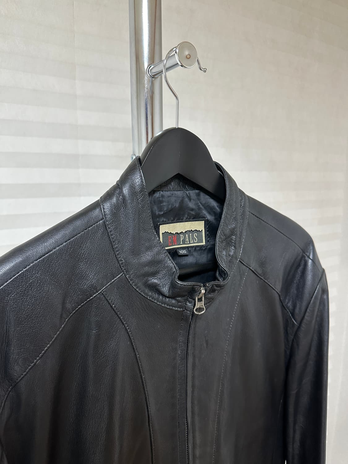 Lambskin Stand Collar Jacket 상품이미지2