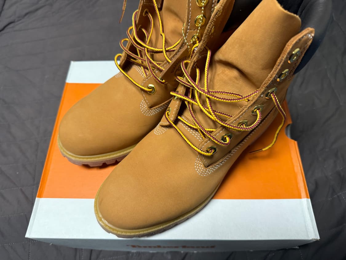 팀버랜드 프리미엄 6인치 워터프루프 부츠 위트 누벅 - 미디움 상품이미지1