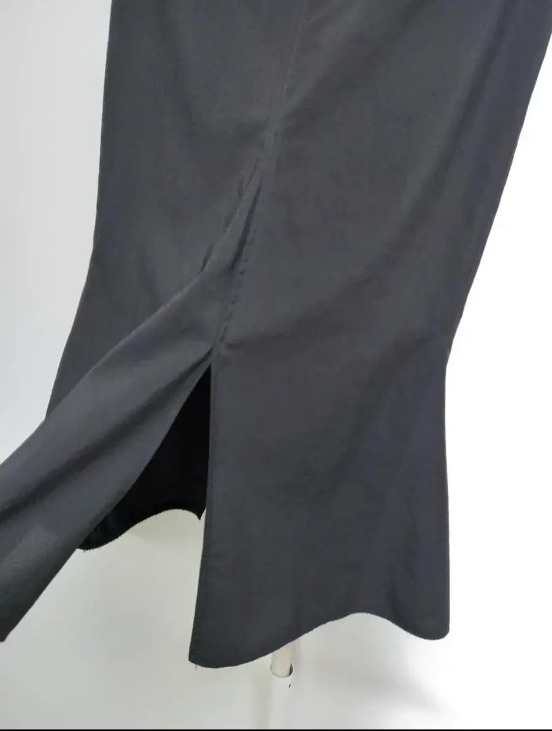 TIME 타임 블랙 춘하추 머에이드플레어 롱 스커트 44 상품이미지4