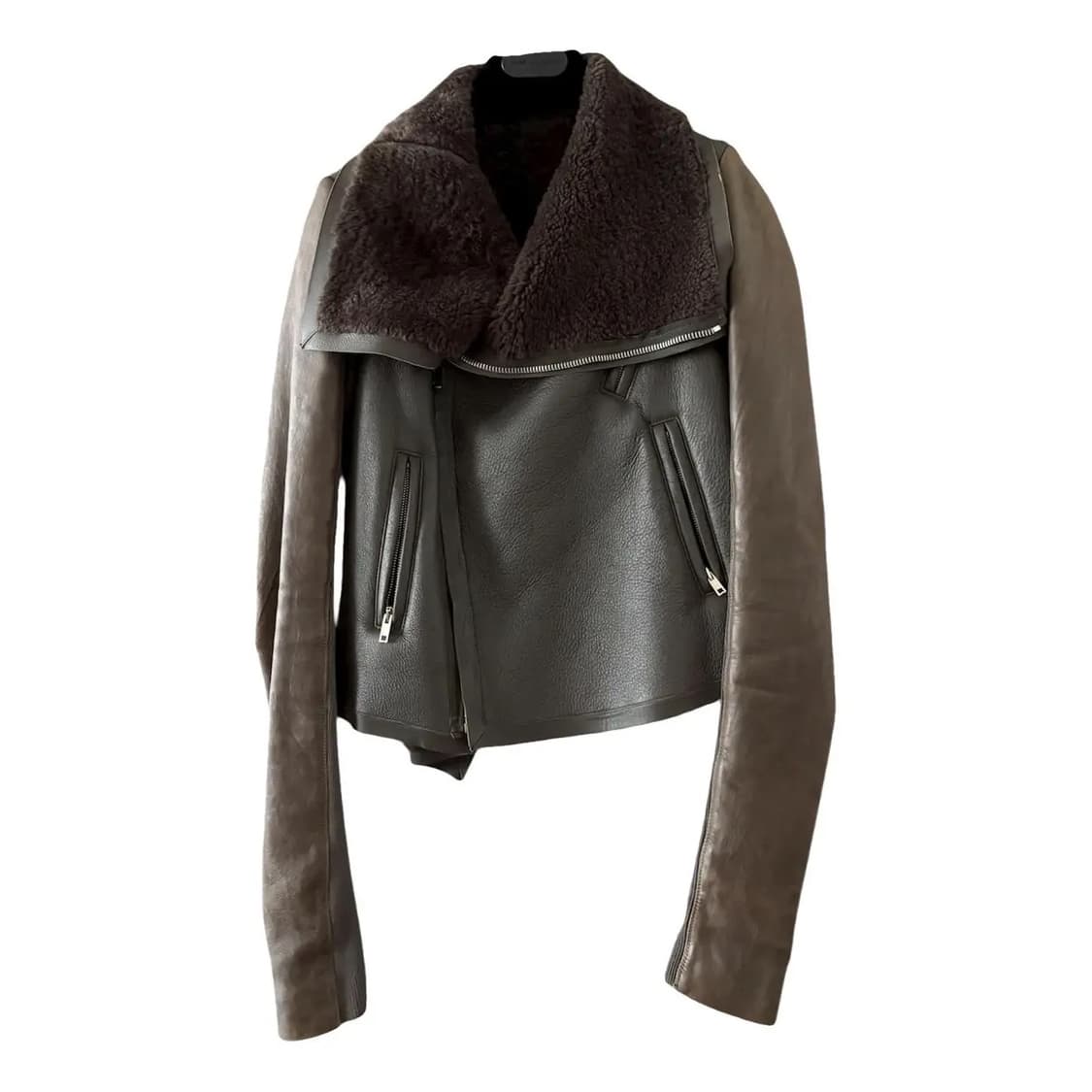 Rick owens 릭오웬스 램스킨 하이넥 무스탕 자켓 40 상품이미지1