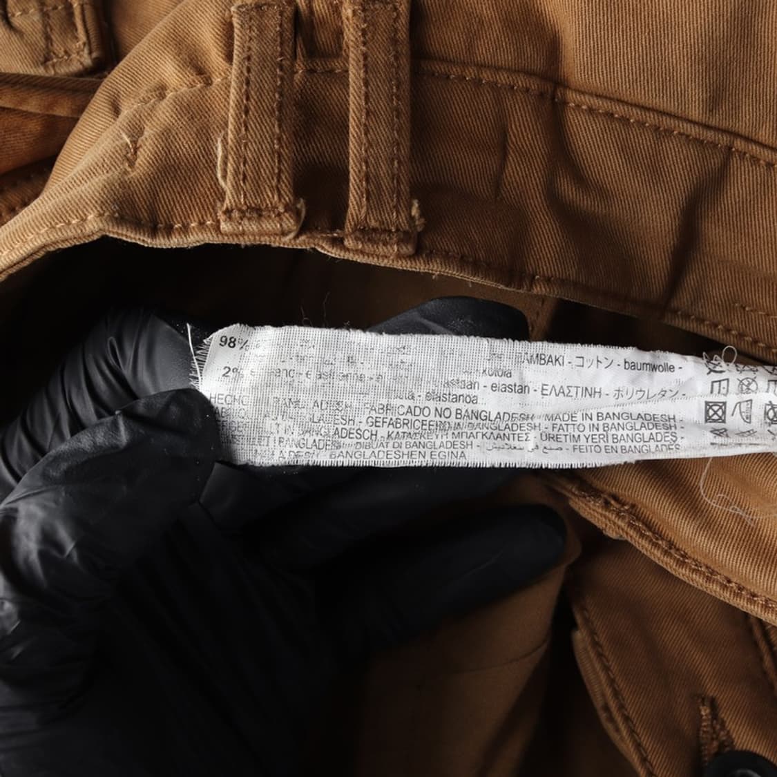ZARA 사이드 포켓 유틸리티 카고 팬츠 브라운 32 상품이미지7