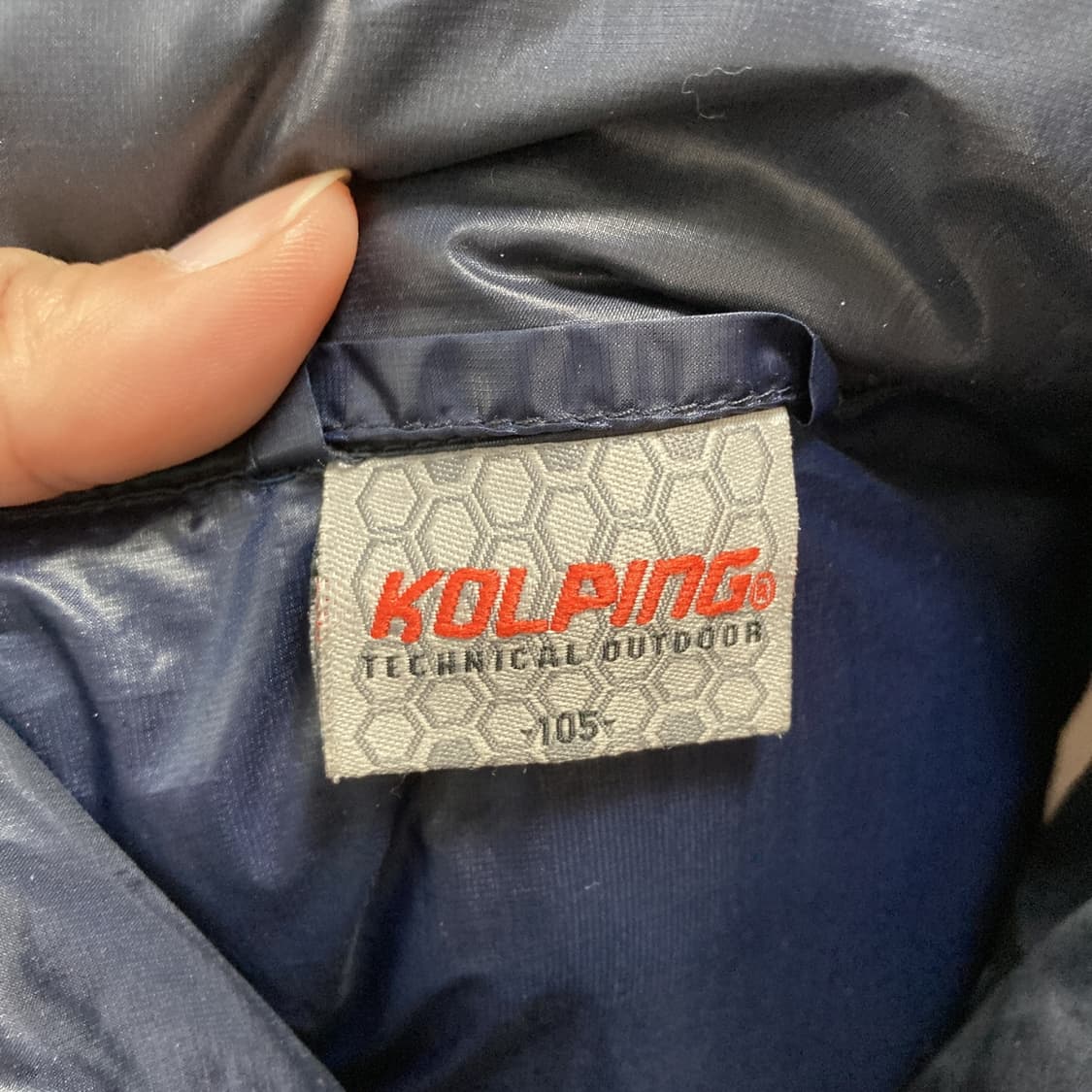 콜핑 남성패딩집업조끼 네이비 105-110 상품이미지4