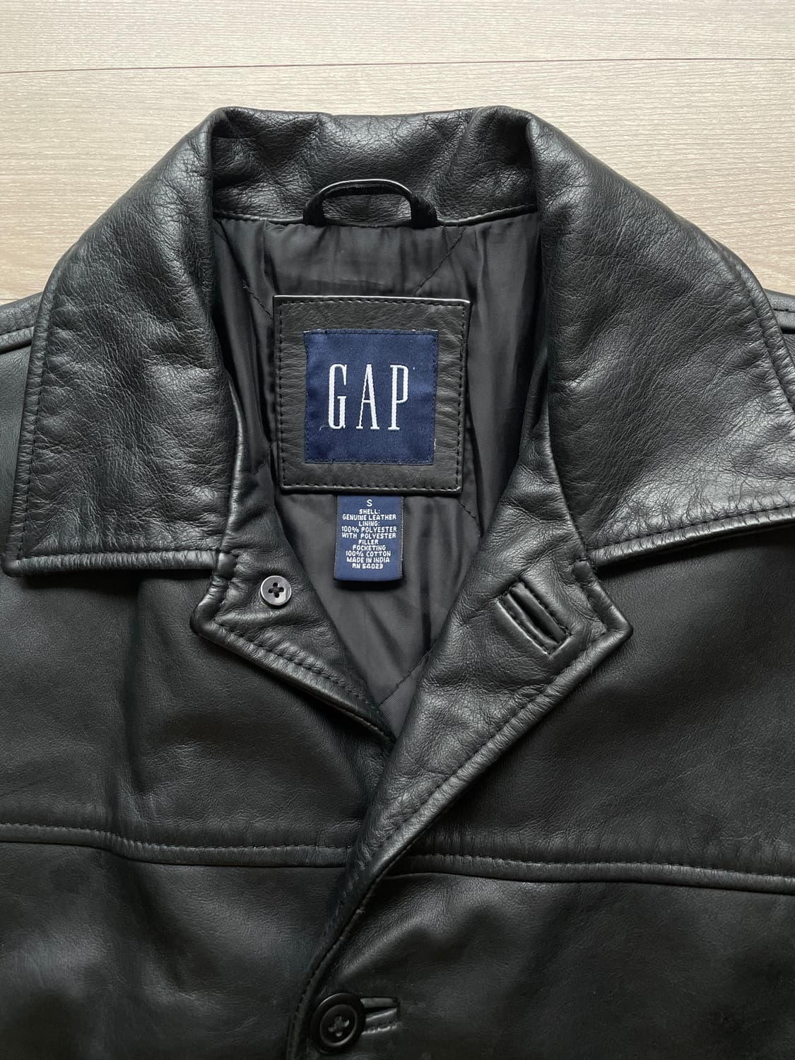 90s 올드갭 레더 카코트 gap carcoat 상품이미지3