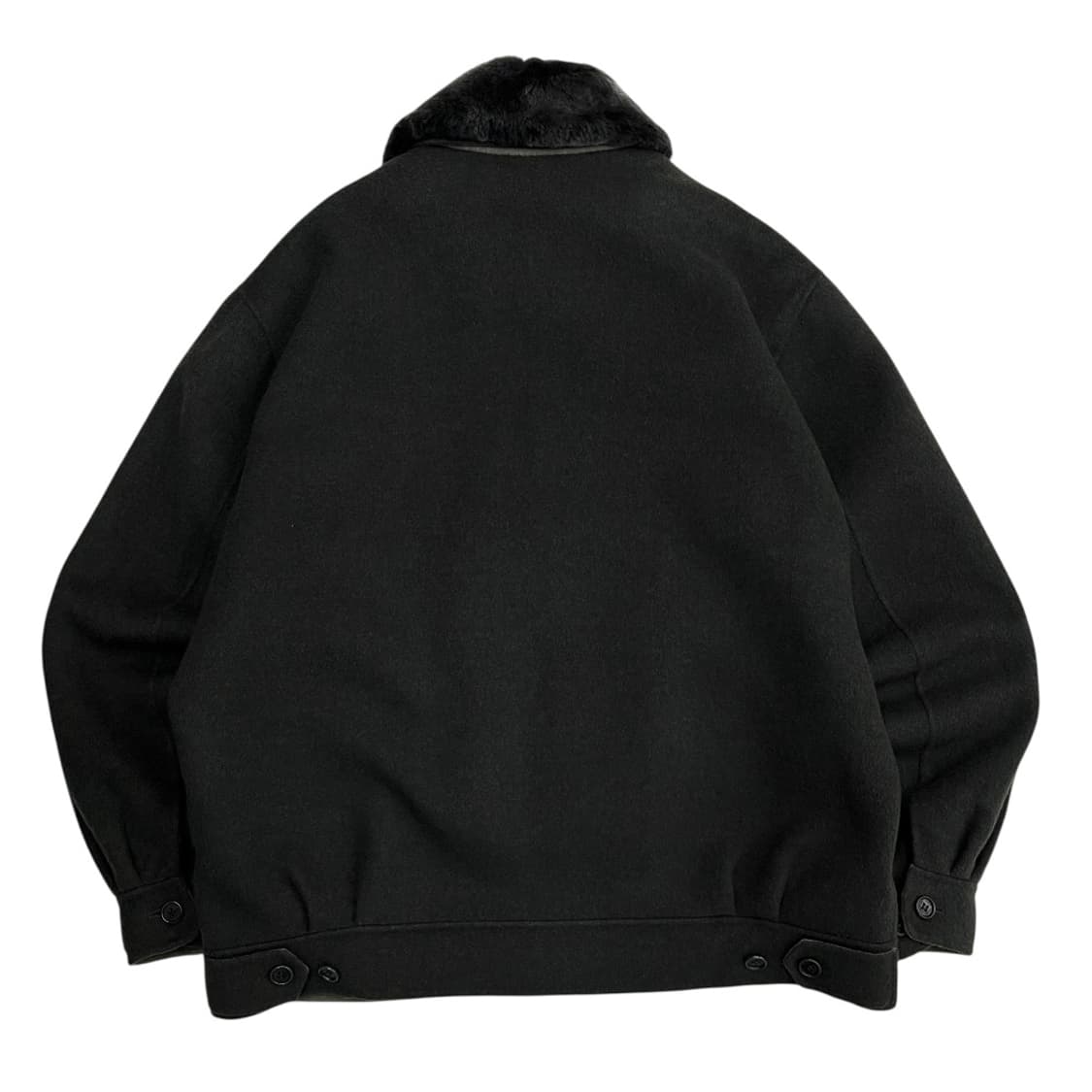 입생로랑 스몰로고 퍼 카라 딥카키 자켓 105 상품이미지3