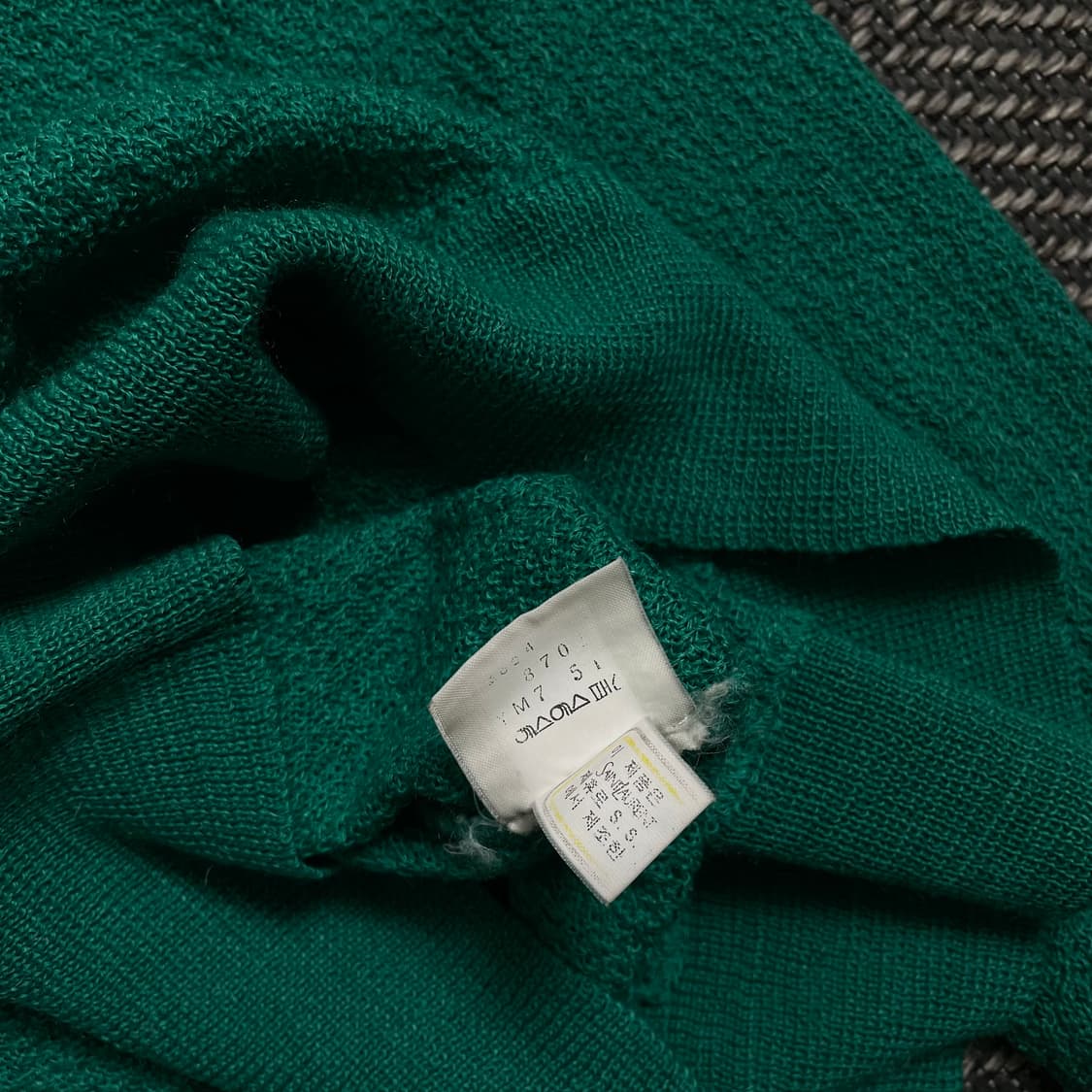 90s 입생로랑 아카이브 YSL 자수로고 미니멀 니트y 4277 상품이미지6