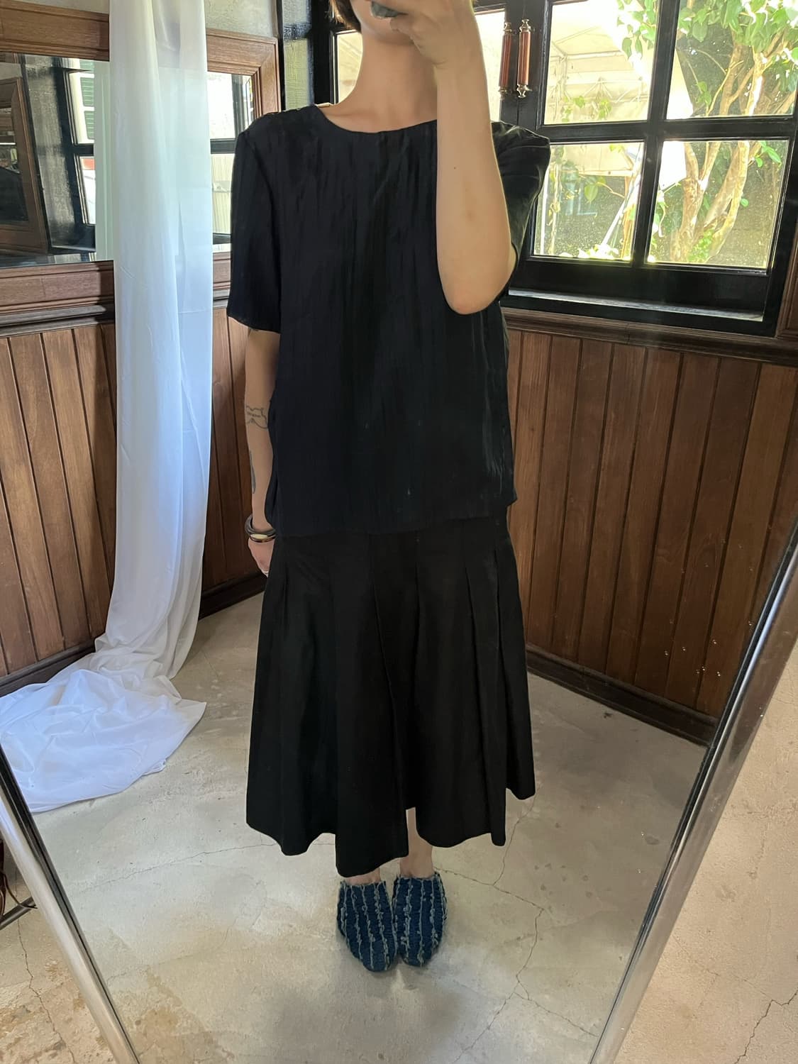 MARNI silk back-button blouse 상품이미지4